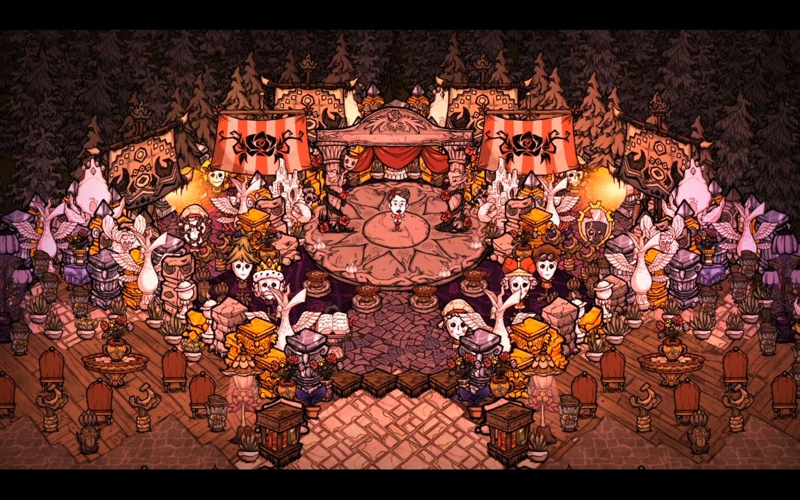 【饥荒联机】建一个豪华舞台 只待她飞升光明!