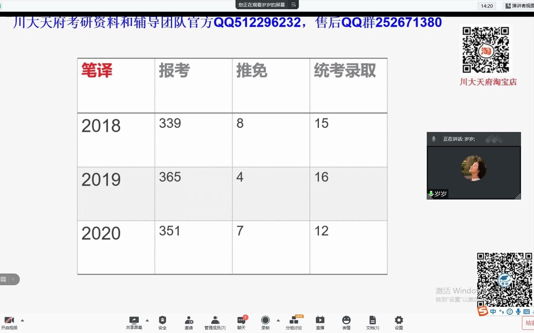 [图]2022四川大学MTI翻译硕士笔译/口译 211翻译硕士英语 357英语翻译基础 448汉语写作与百科知识 考研真题2021届高分师姐考研经验分享和答疑