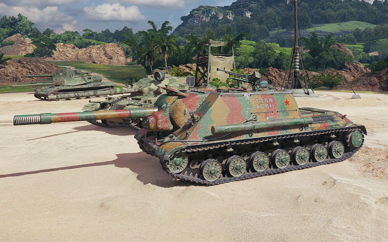 坦克世界 he改动沙盒服 9级wz-111g ft胖头鱼体验