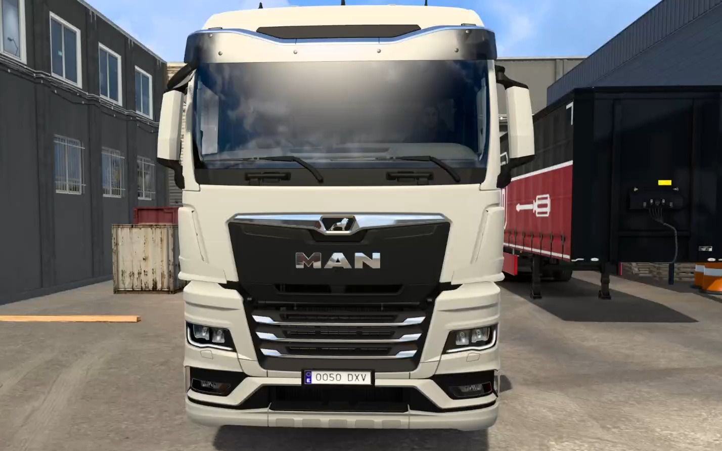 新man tgx试驾 一言难尽 这环岛真的能过半挂吗?