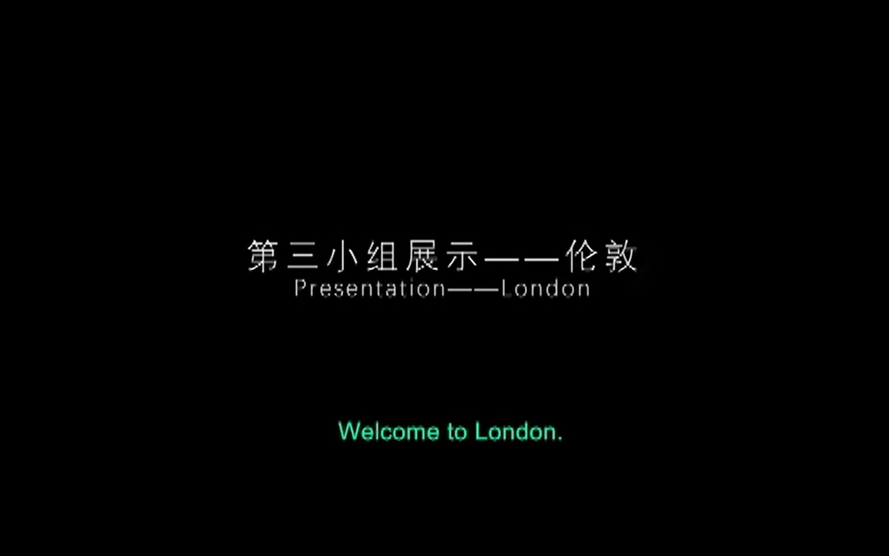 英语课展示——London景点介绍哔哩哔哩bilibili