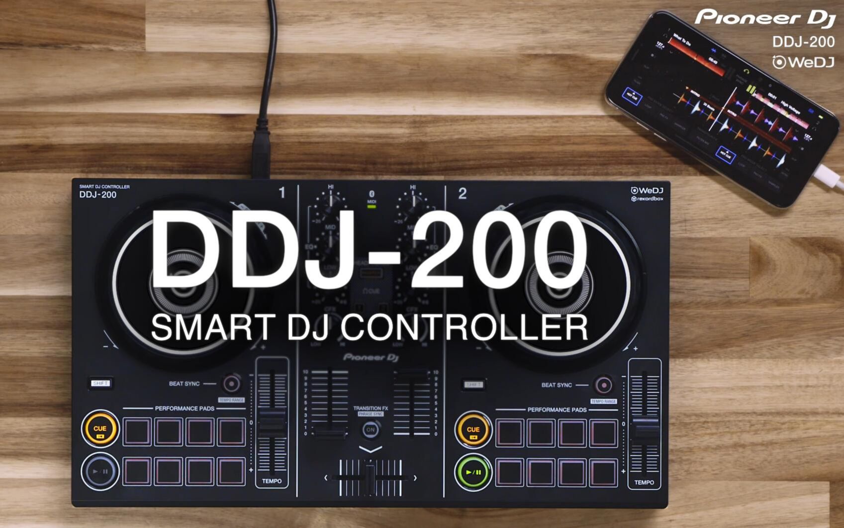 【pioneer dj】ddj-200 智能dj控制器_哔哩哔哩_bilibili