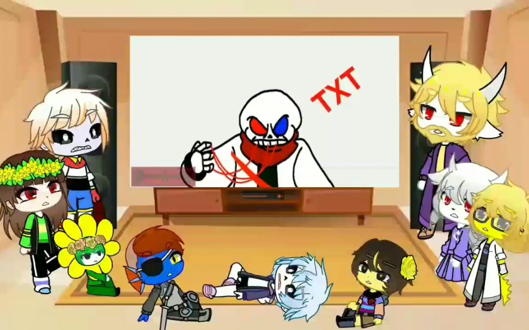 undertale reacts to fatal error sans vs fatal error sonic (fanon