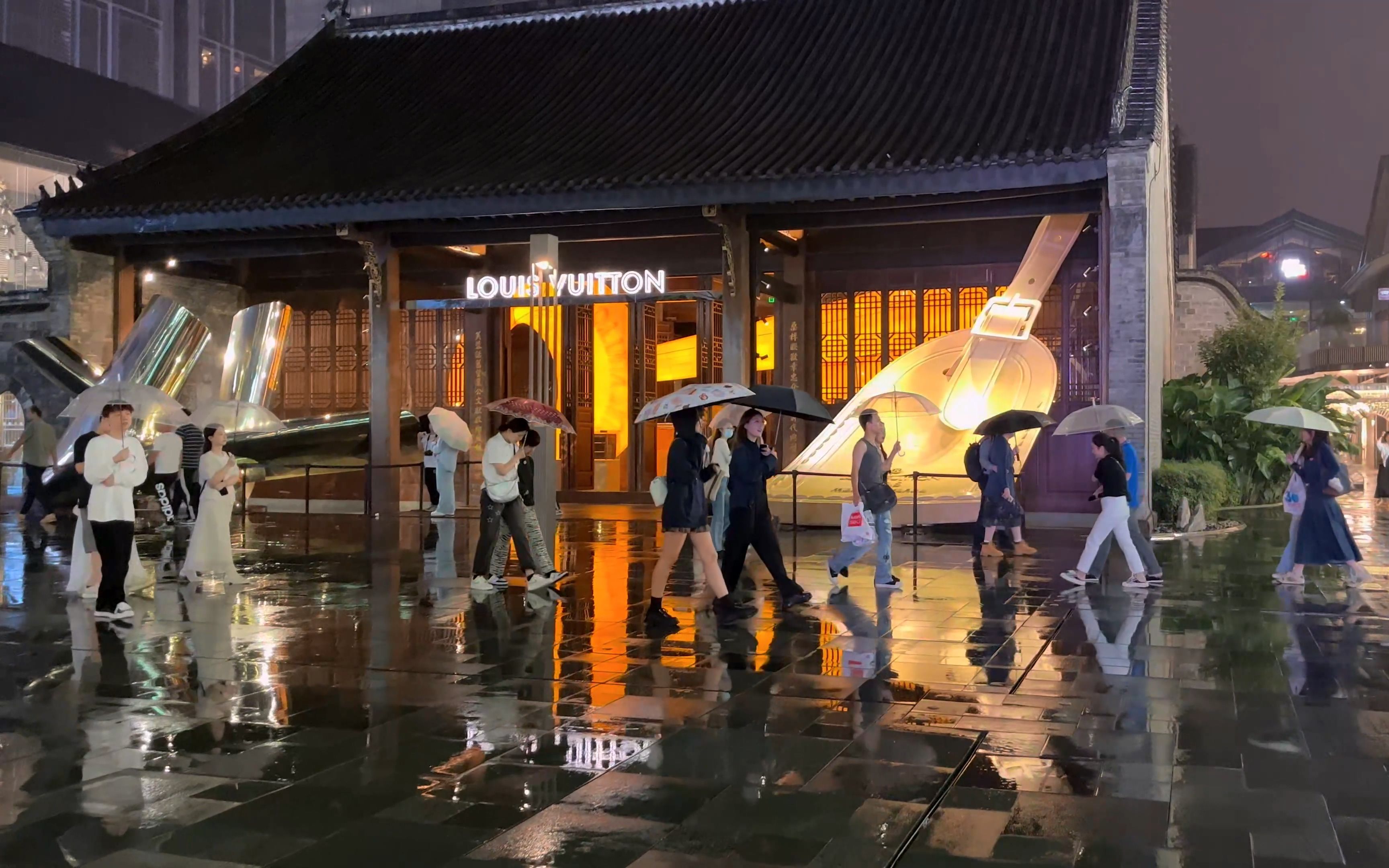 成都春熙路照片夜景图片