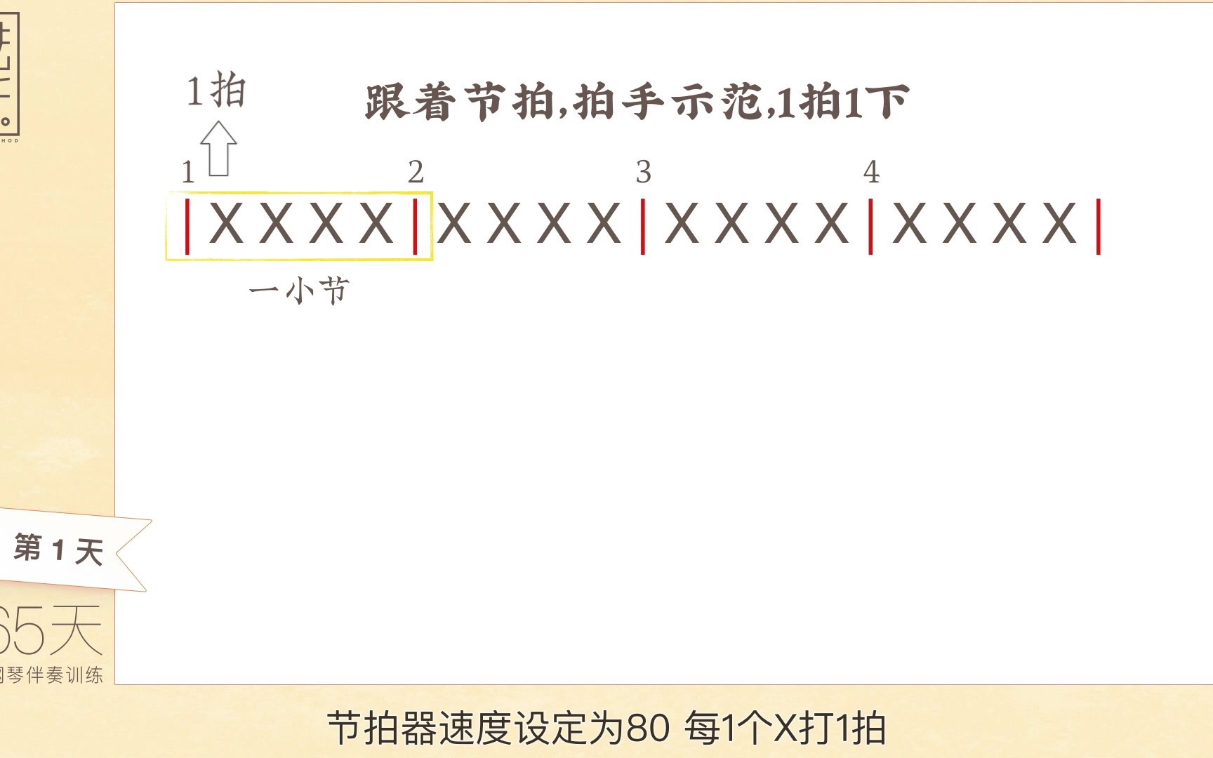 [图]【新手学琴】1认识节拍