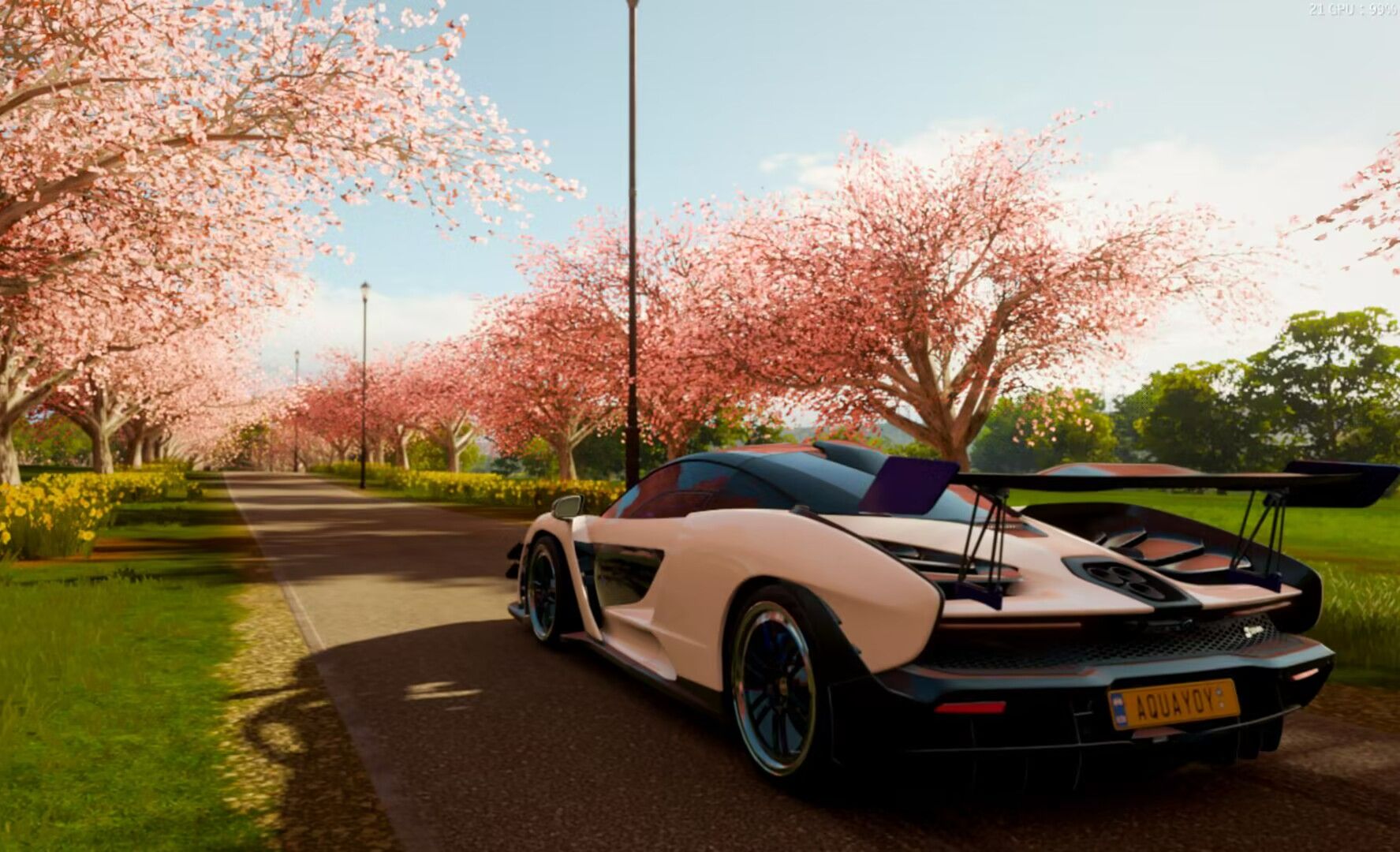 【地平线4】6:47法拉利599xxe 歌利亚环岛 170小时首次跨分