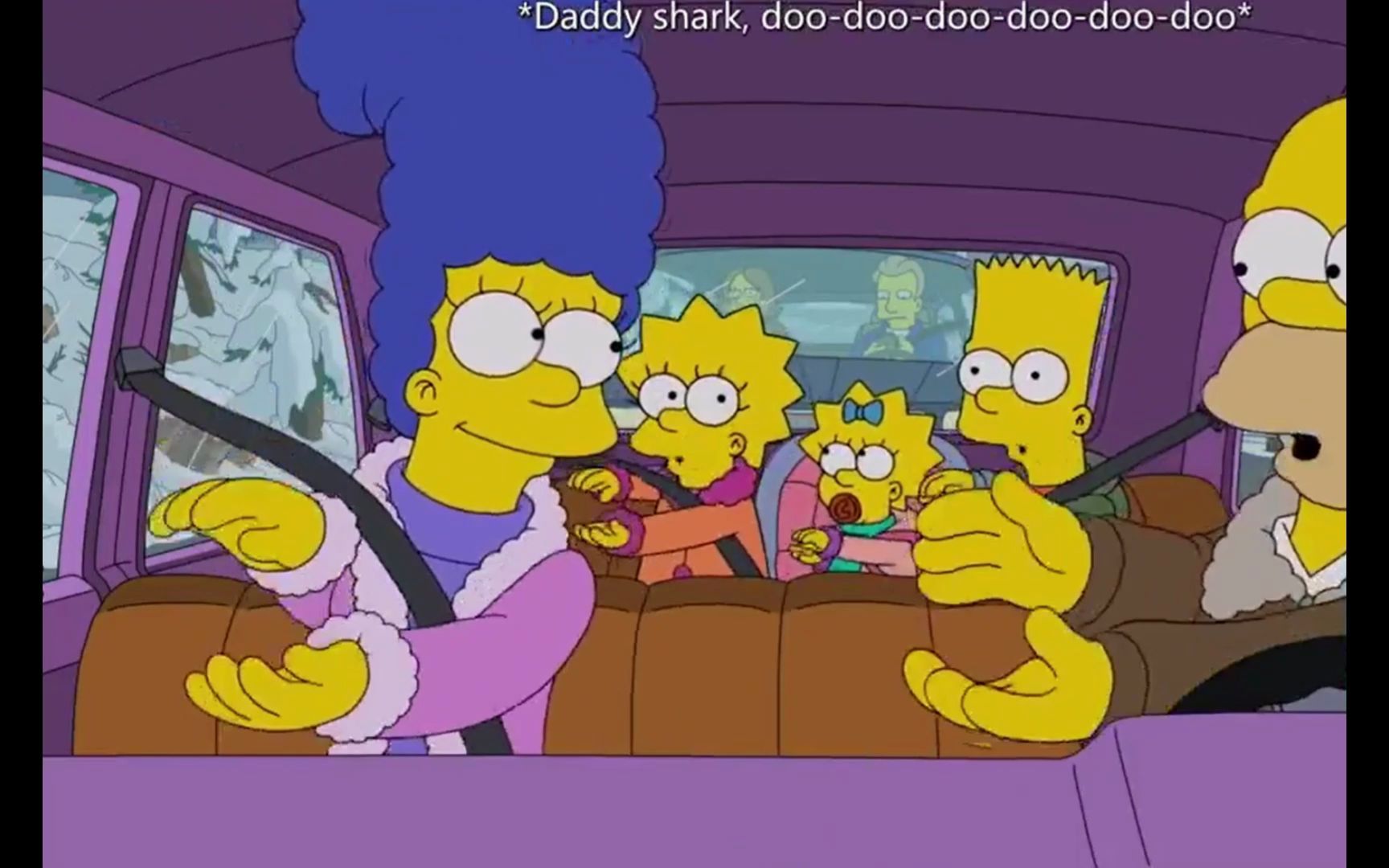 辛普森一家唱鲨鱼宝宝