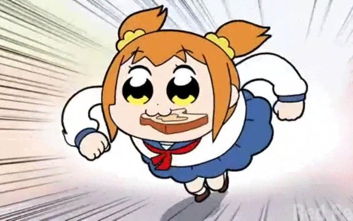 【pop子和pipi美的日常/pop team epic】有趣gif合集#01