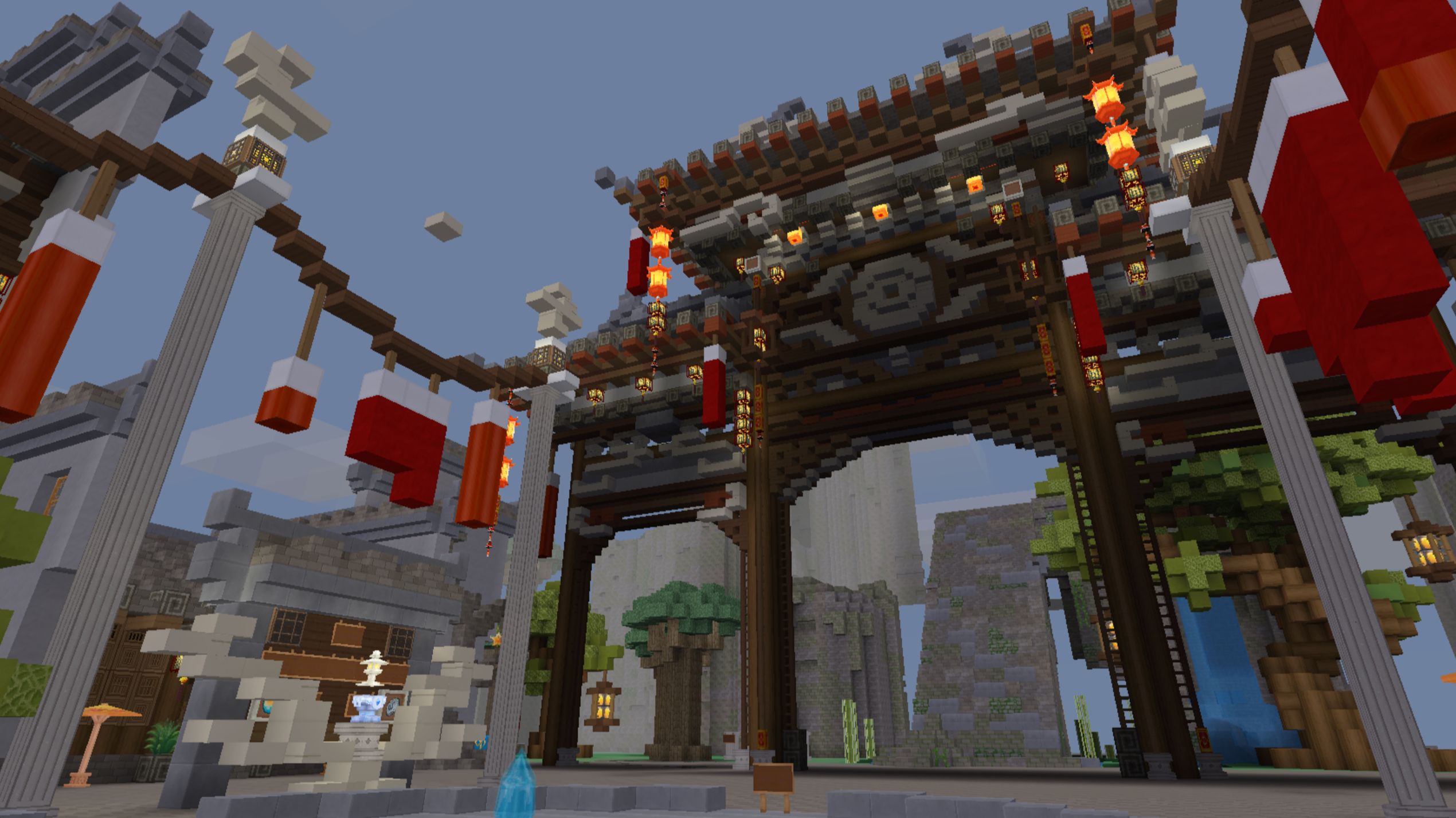 【奶块建筑】大山里的烟火?