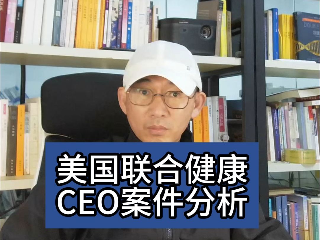 美国联合健康CEO案件分析哔哩哔哩bilibili