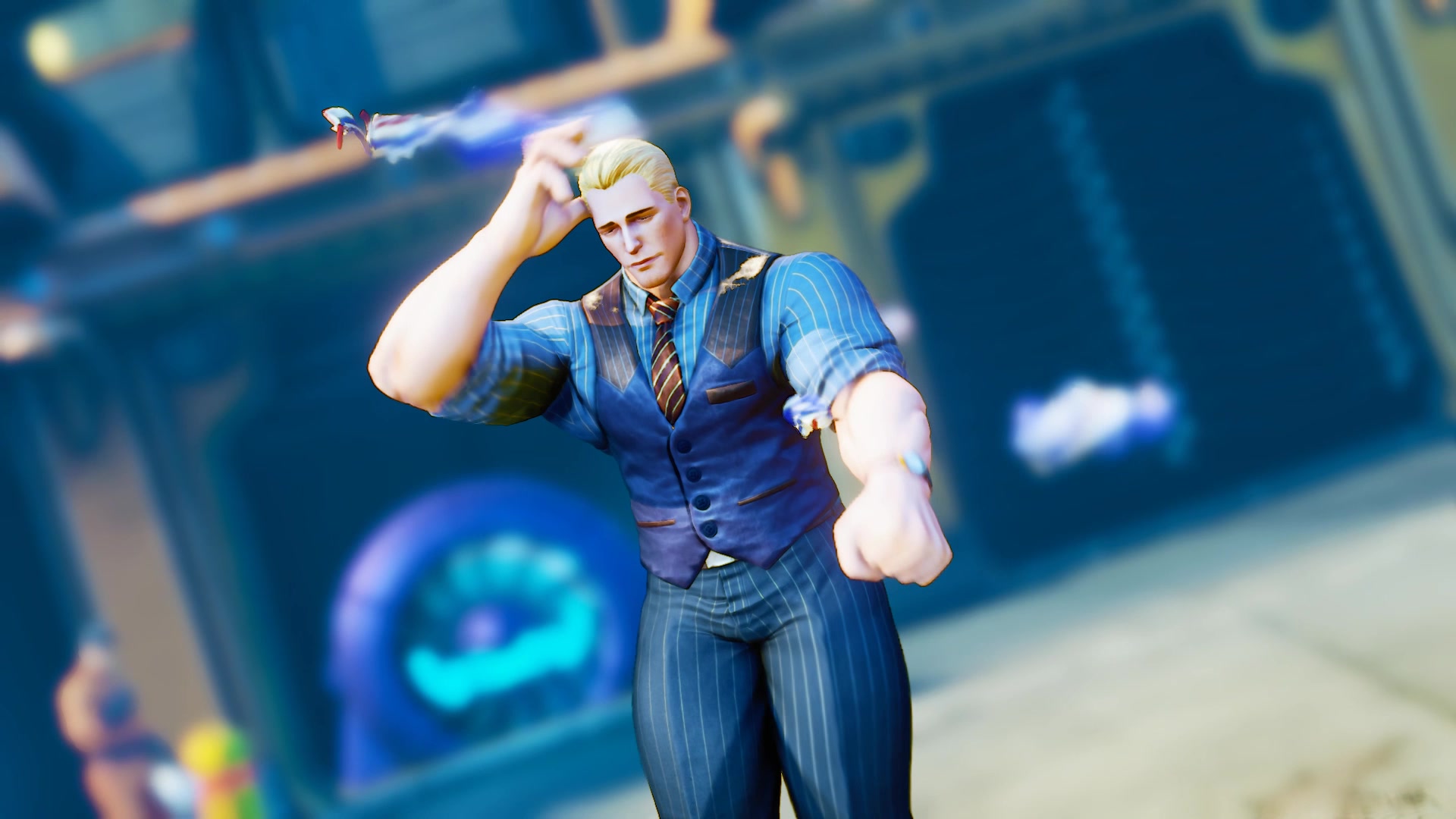 街霸5ae日常虐杀真豪鬼科迪会用吗