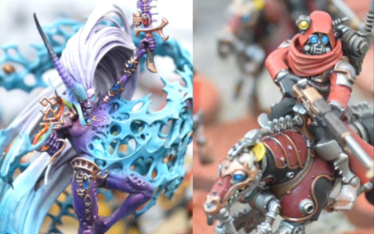 战锤40000 战报 9版 丑角vs机械教 2000分_哔哩哔哩 (゜-゜)つロ 干杯