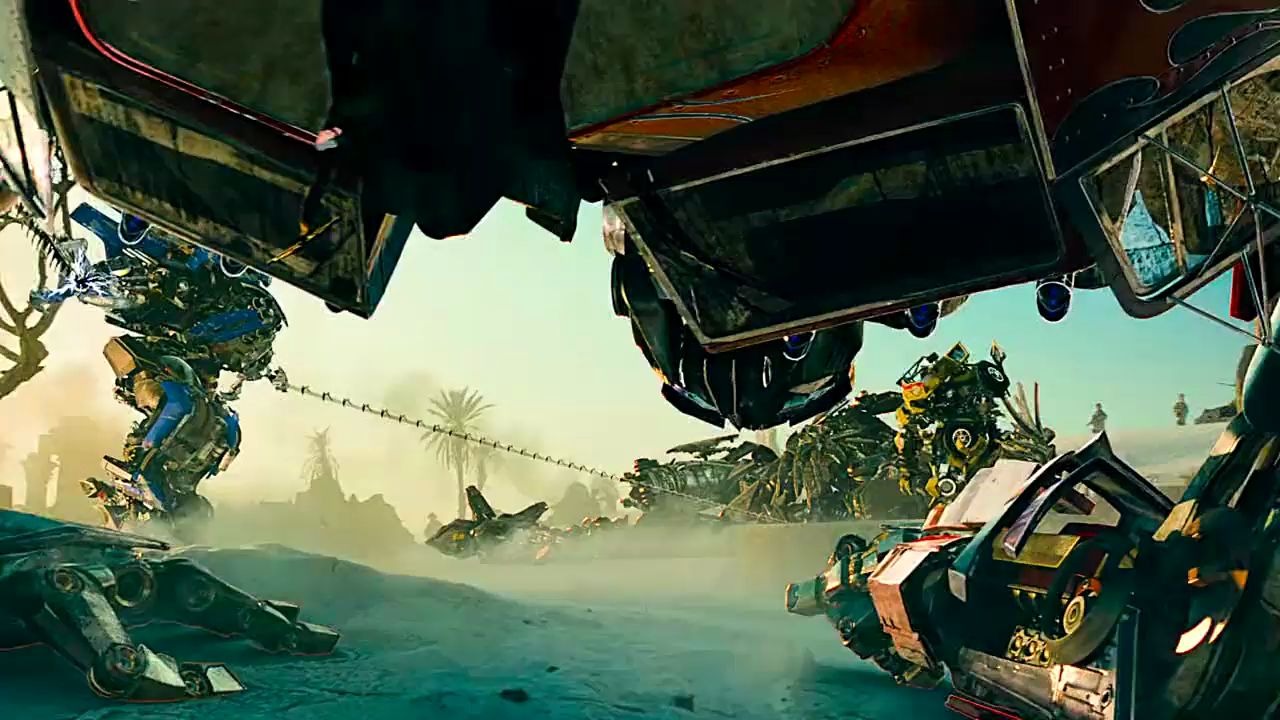 盘点电影:变形金刚中汽车人精彩打斗画面