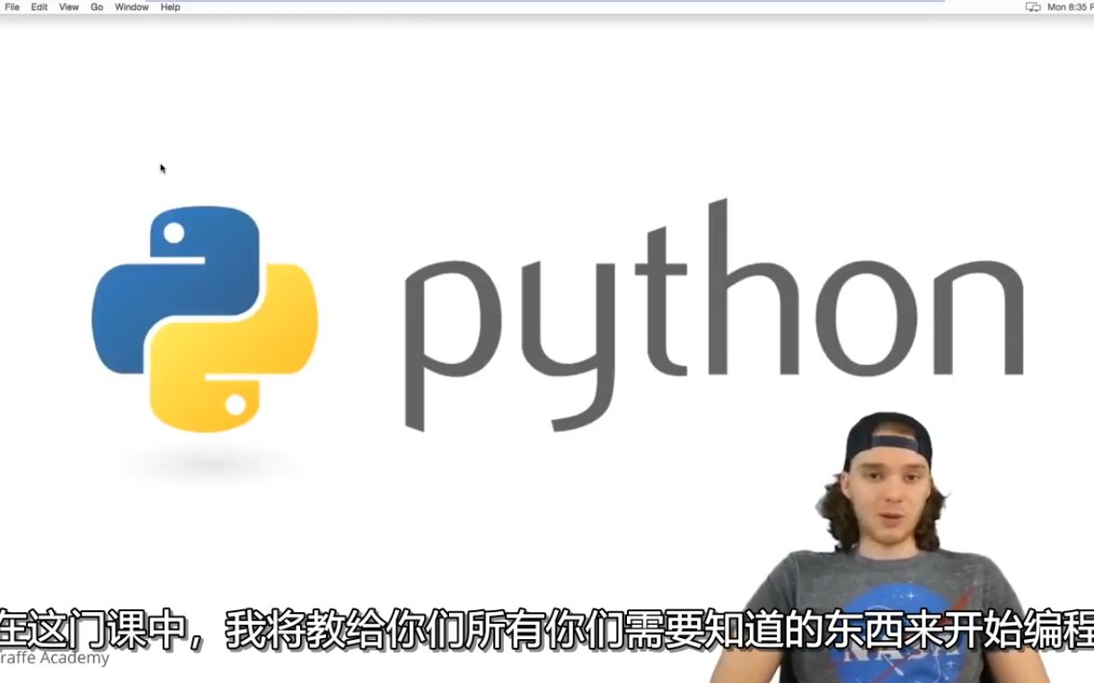 学习Python-初学者完整课程[教程]中英双语版_哔哩哔哩_bilibili