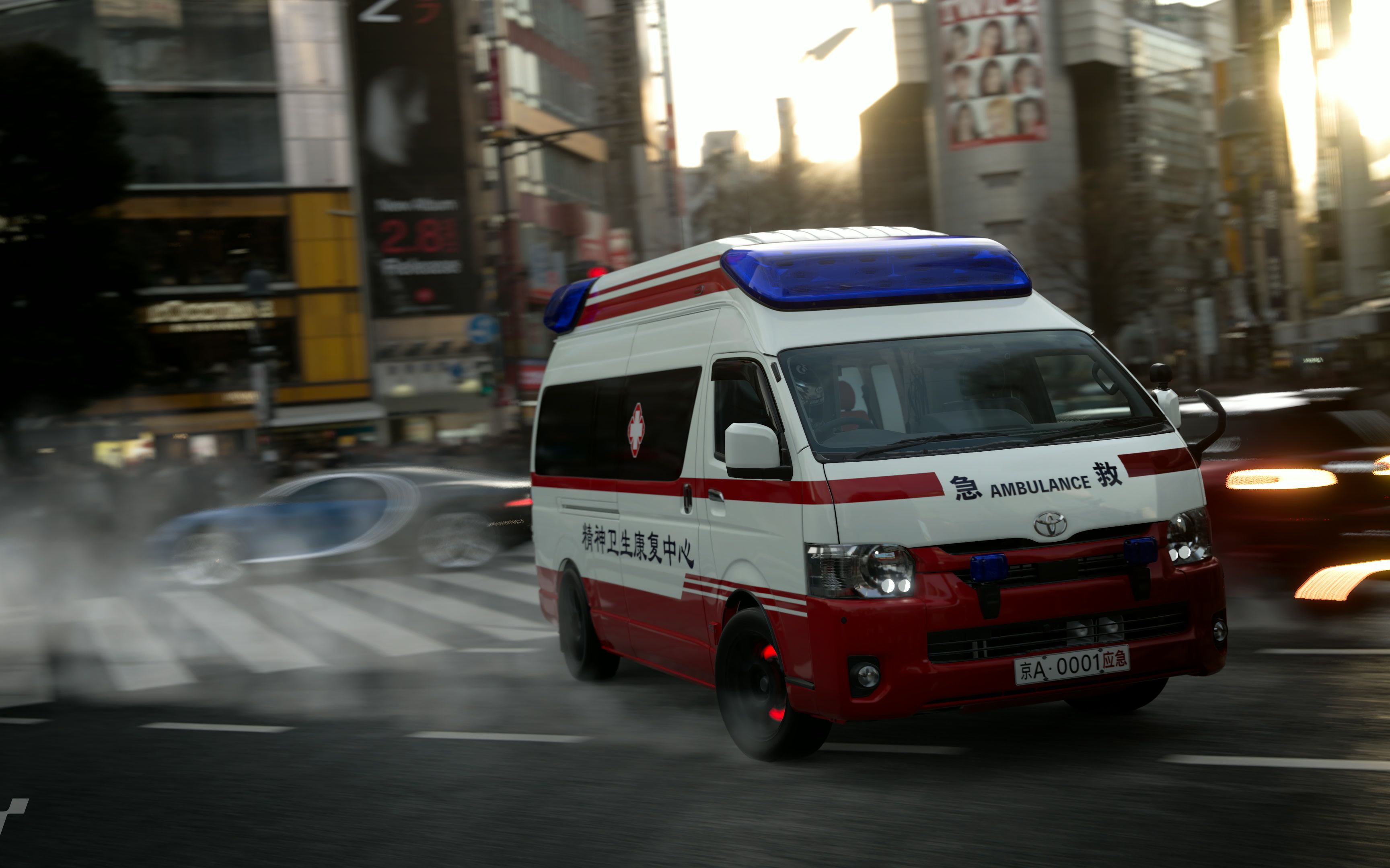 病人按不住了!纽北——丰田急救车