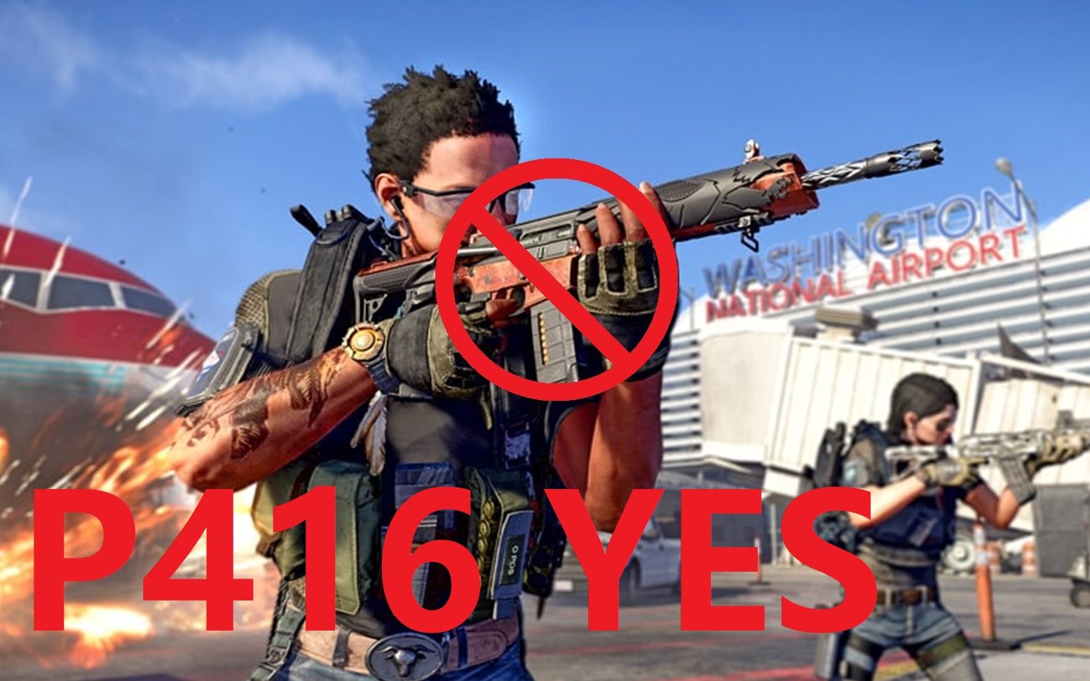 【全境封锁2】当你用了近一个月驯鹰人之后 重新拿起p416和复仇女神.