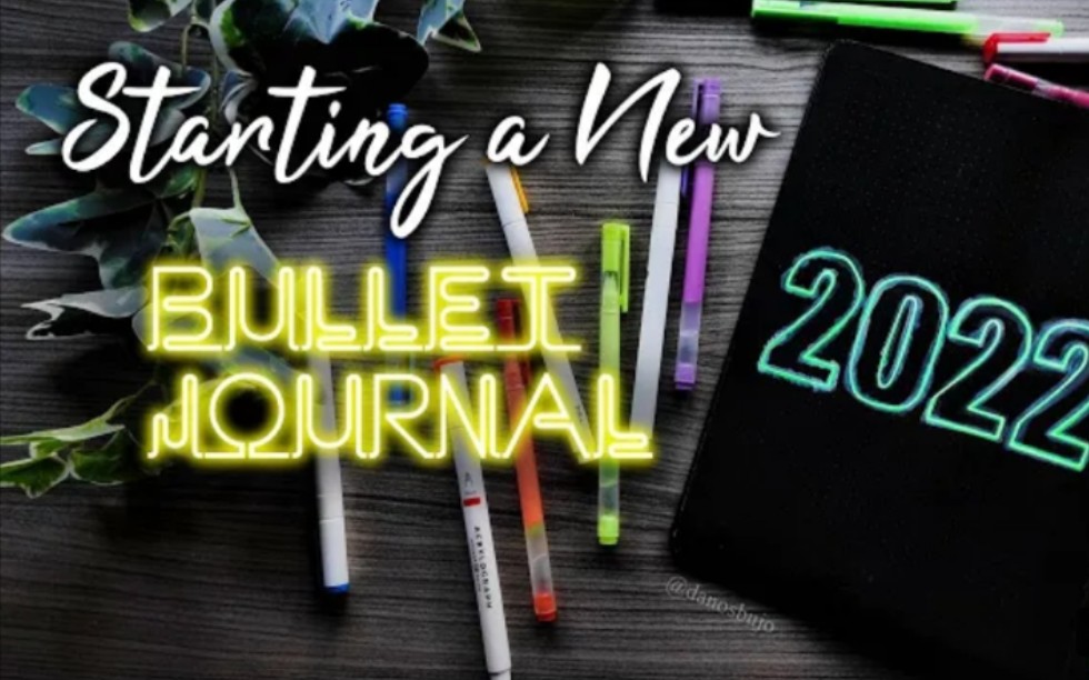 [图][手帐搬运]STARTING A NEW BULLET JOURNAL 2022 SET UP｜Dano's Bujo