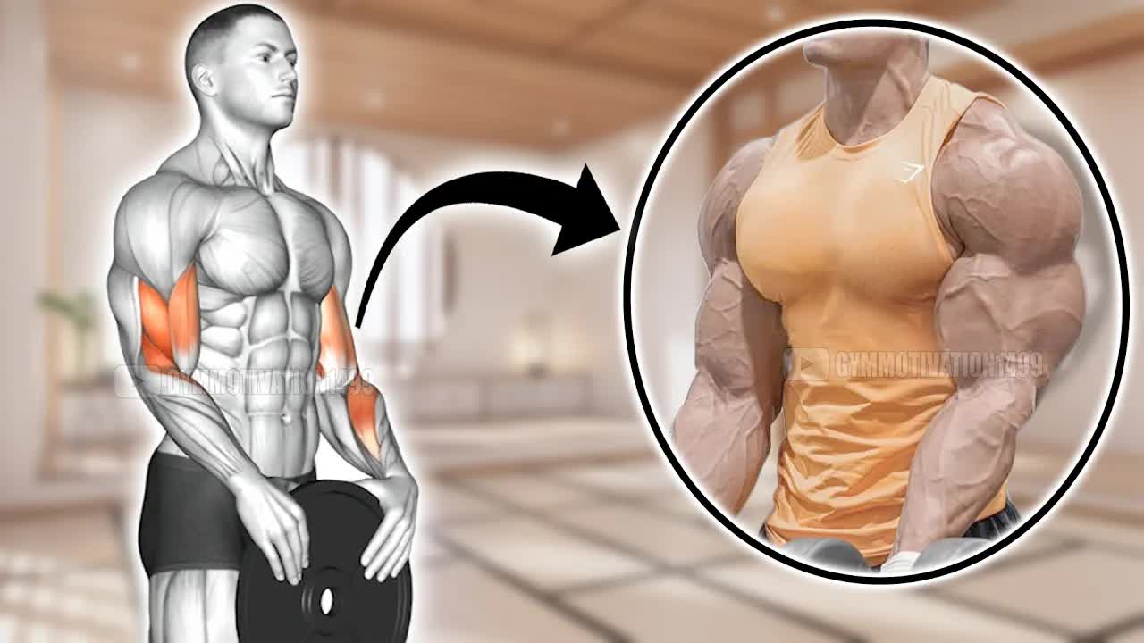 【gym motivation】5 种最快的大臂锻炼(二头肌锻炼)