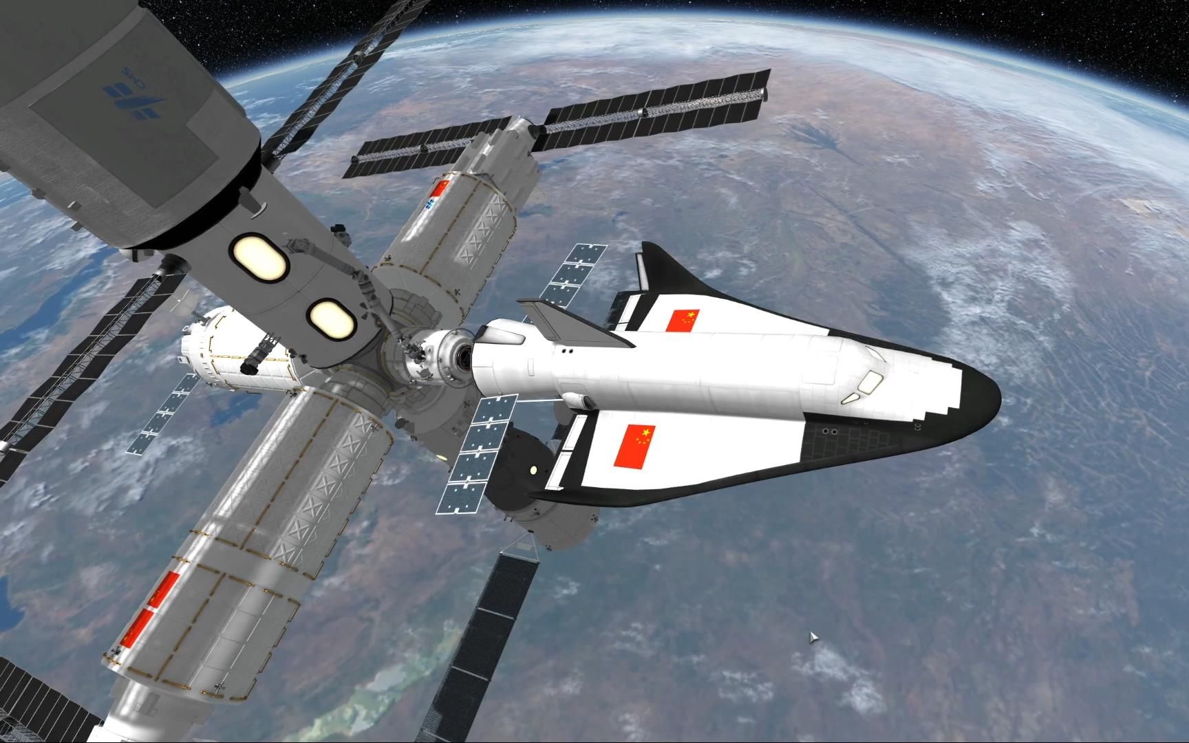 ksp-rss:某新型航天器訪問天宮空間站,一次性可乘坐6名宇航員