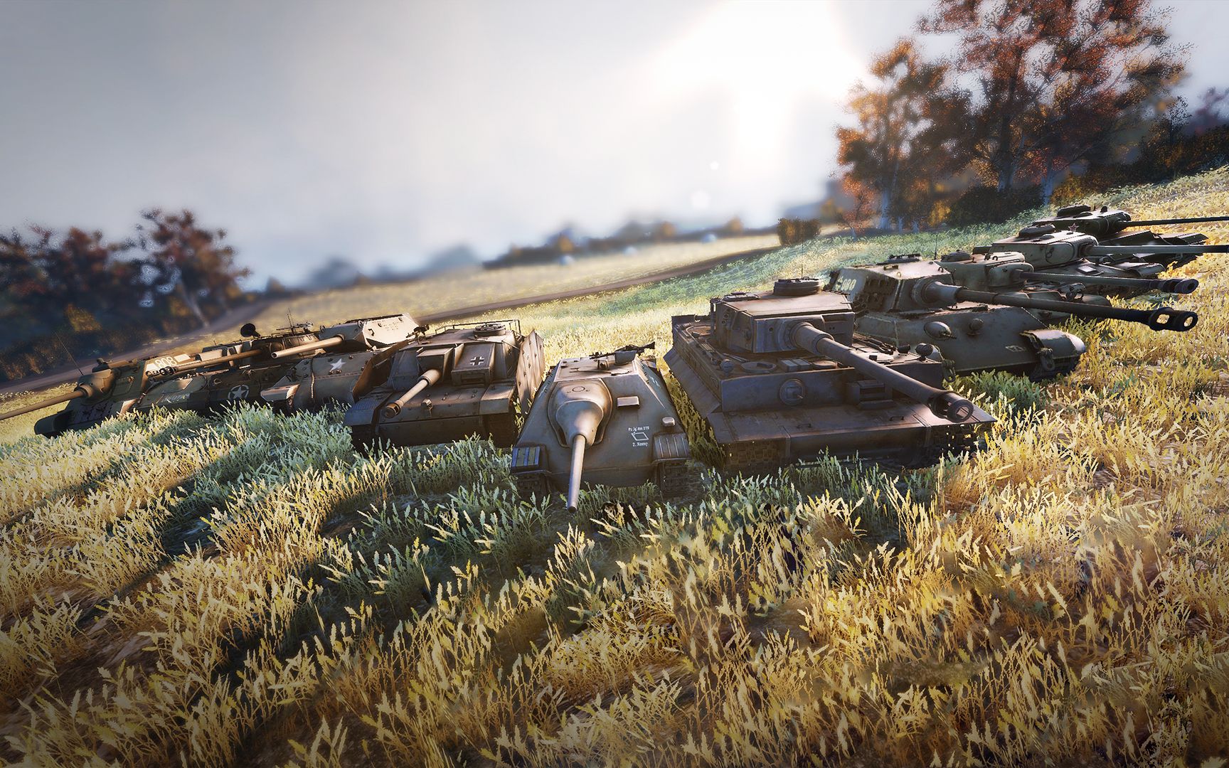 《英雄与将军》1.18.1 版本 中型装甲 单挑测试合集