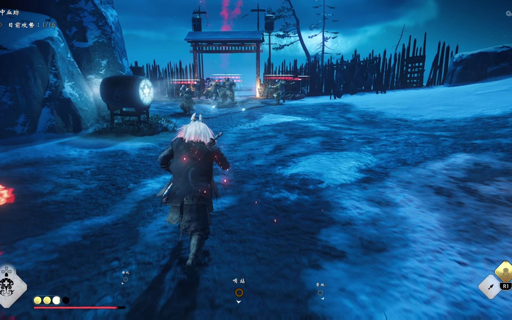 对马岛之魂 梦魇生存单人 雪中之血 箭雨