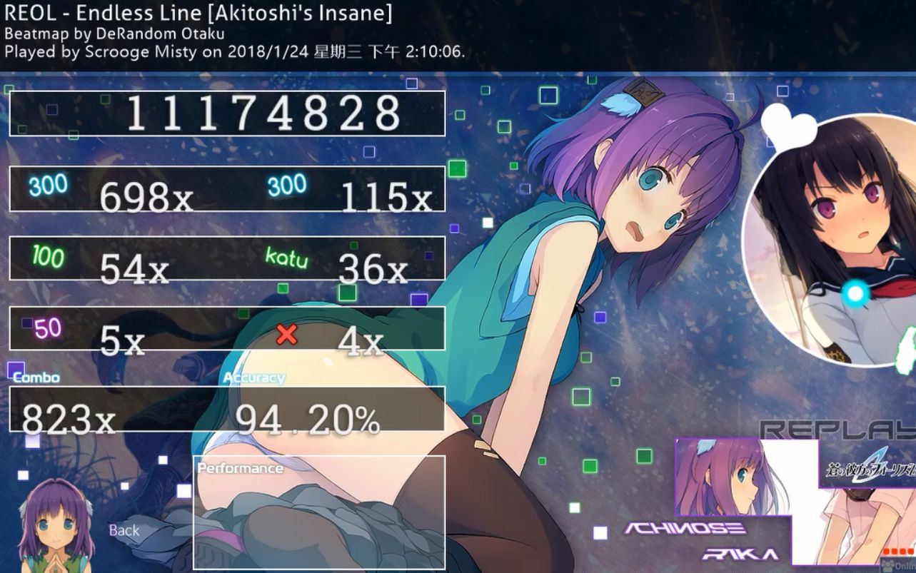7星 scrooge misty | 94.20% / reol - endless line