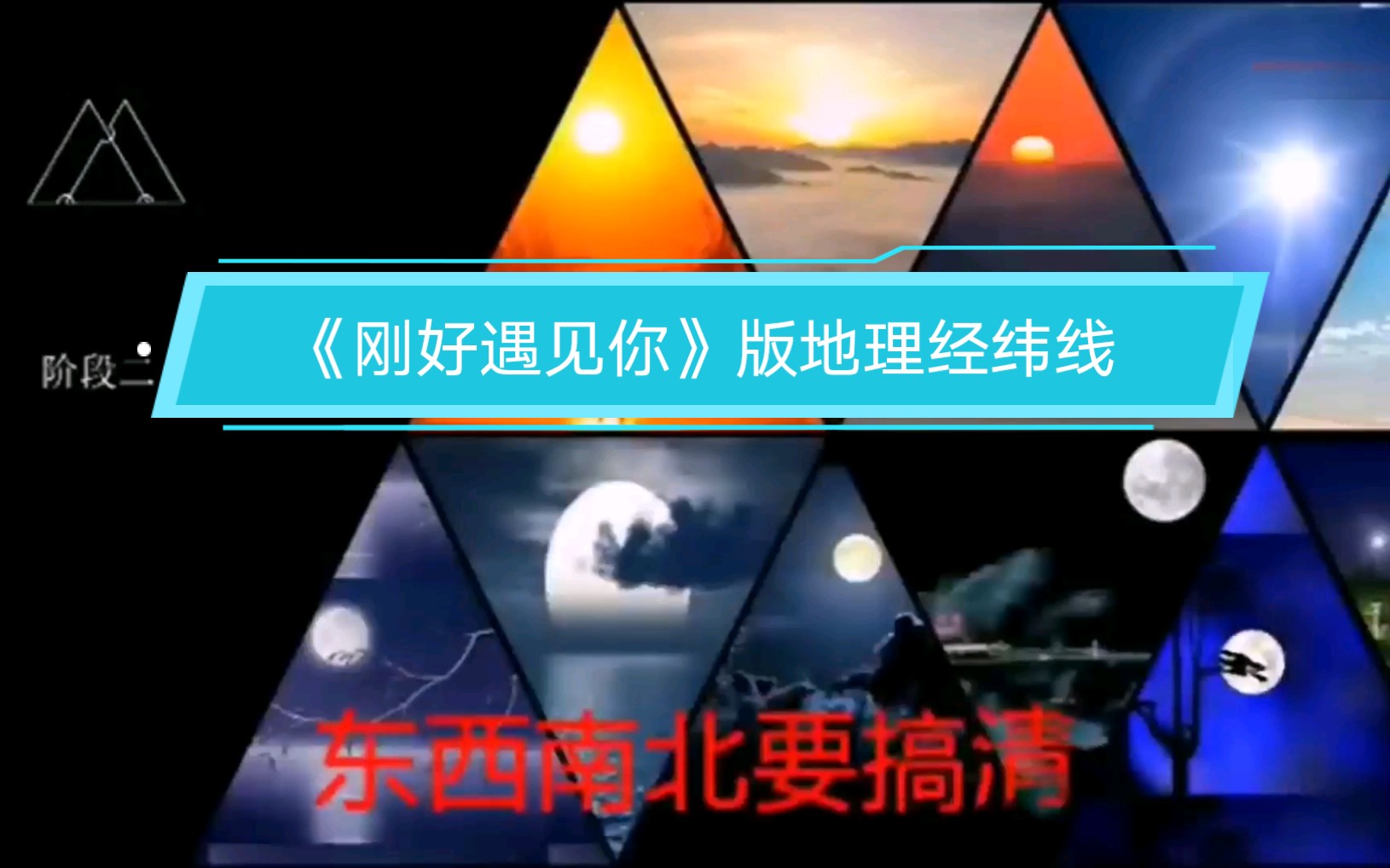 [图]听歌学地理 地理歌曲 第27集 《刚好遇见你》版地理经纬线，关注我，免费获取更多地理素材。