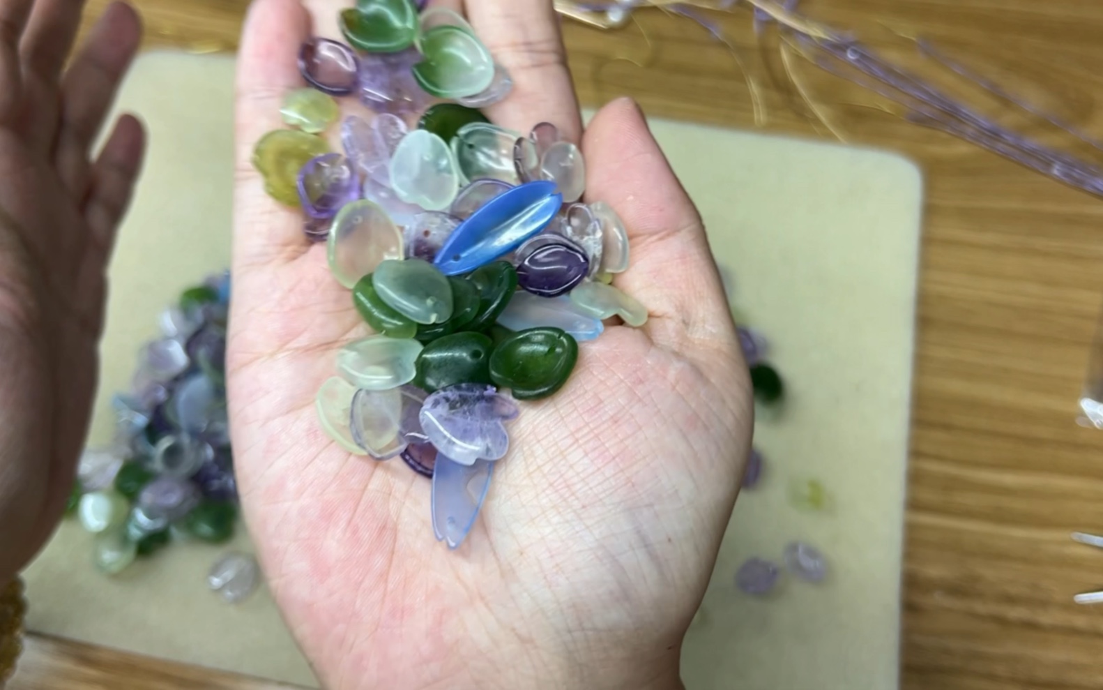 【出闲置】天然石瑕疵花瓣