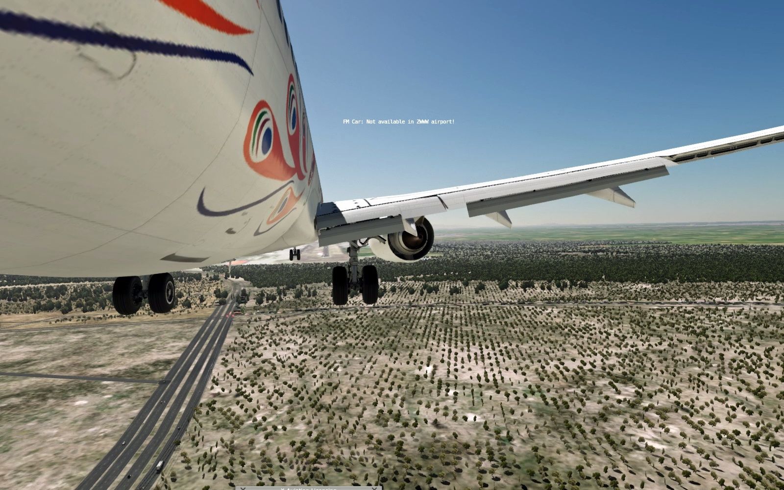 xplane11东航738扎实落地zwww