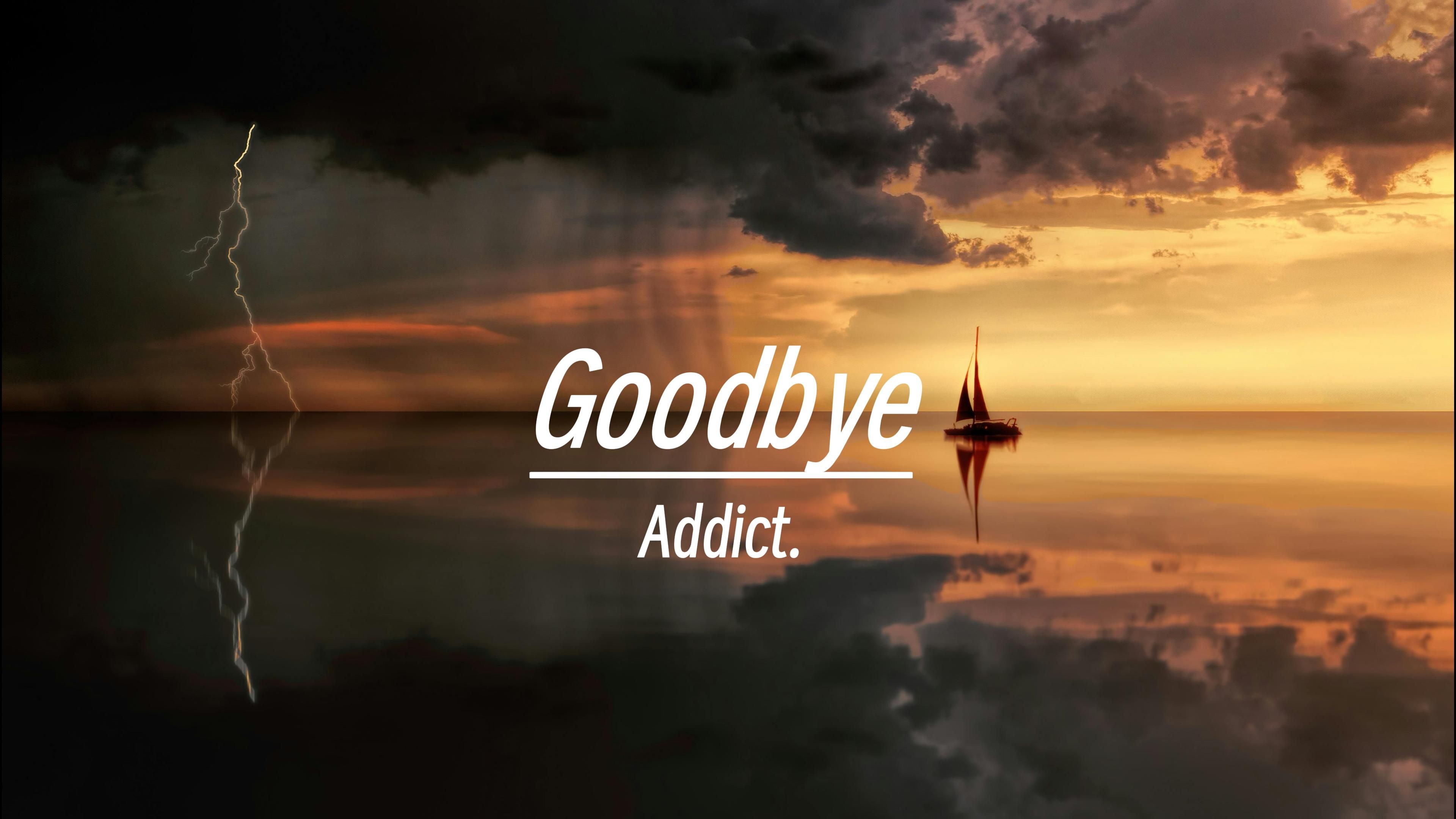 日推丨"你得学会和过去说再见 才能不断向前"goodbye