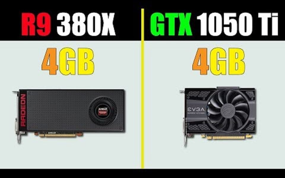 radeon r9 380x vs gtx 1050 ti 10款游戏对比测试