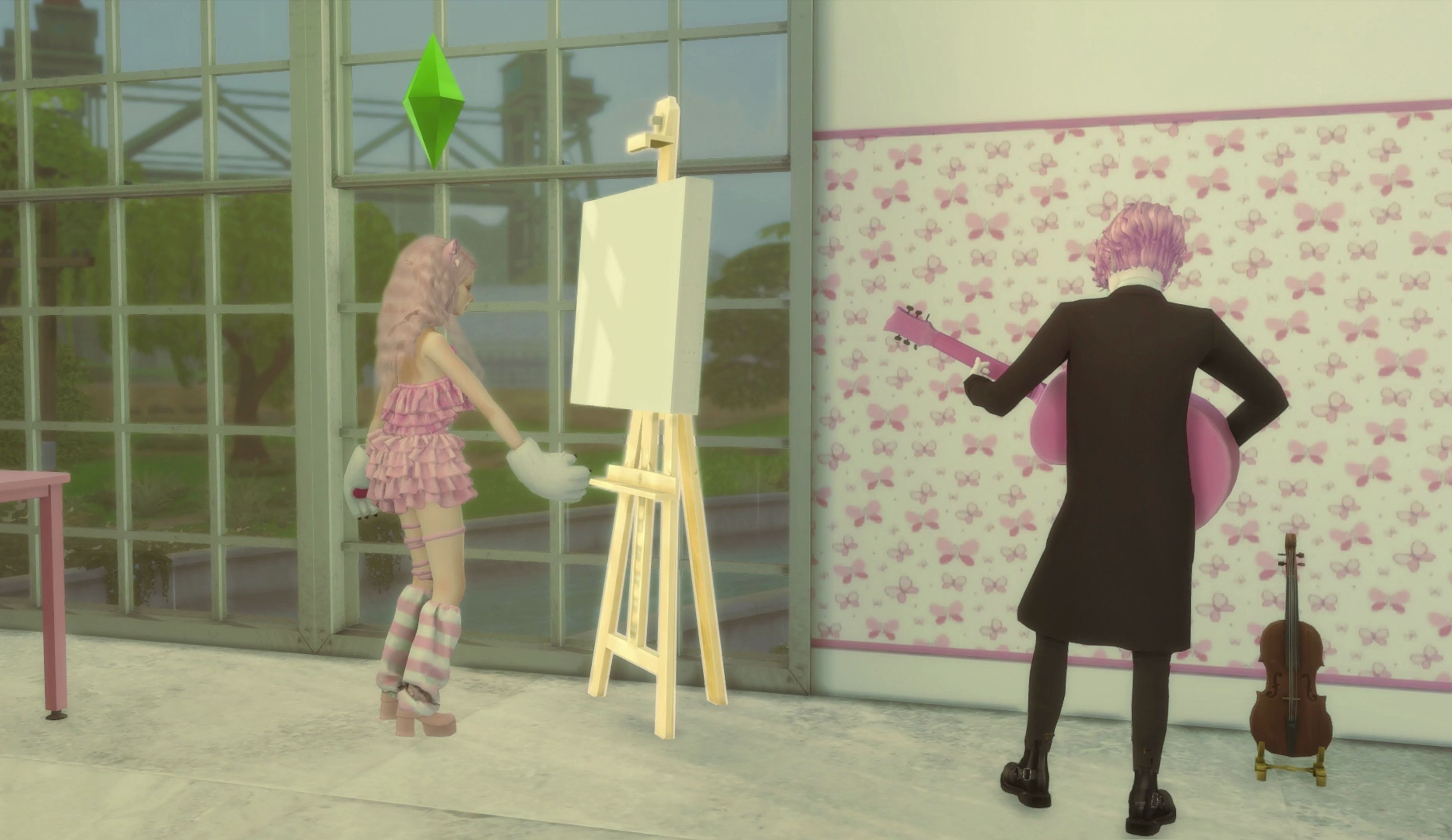 模拟人生4 下雨天