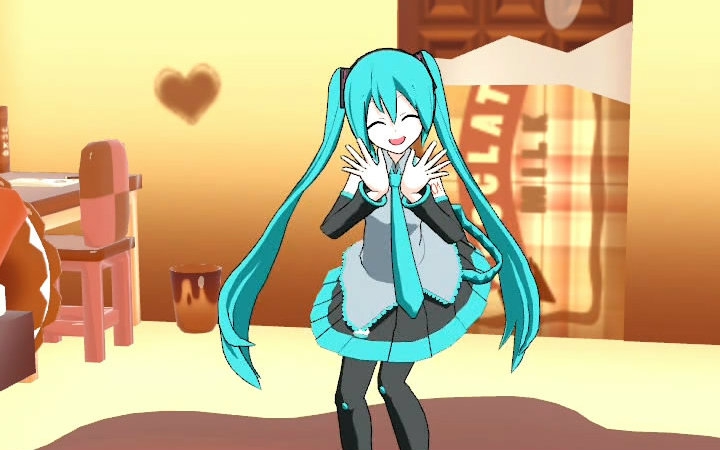 [图]【MMD】2D风初音MIKU、箱入娘【固定镜头】