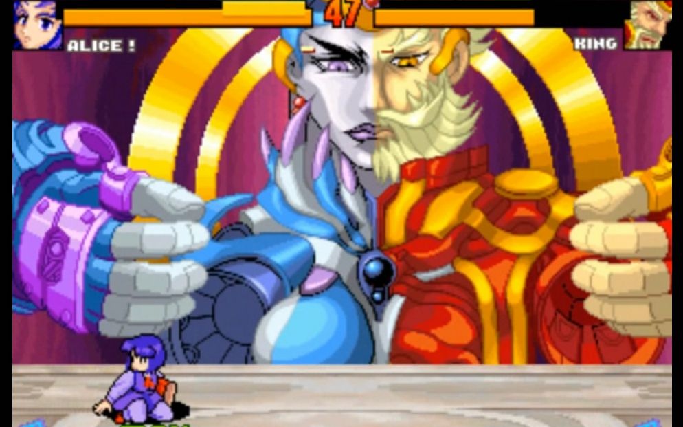 街机冷门格斗游戏魔刃降临血剑王朝2隐藏角色爱丽丝通关流程与各女