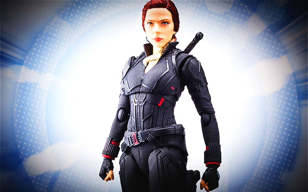 小津的非变形金刚玩具视频万代shf超可动系列复仇者联盟4黑寡妇