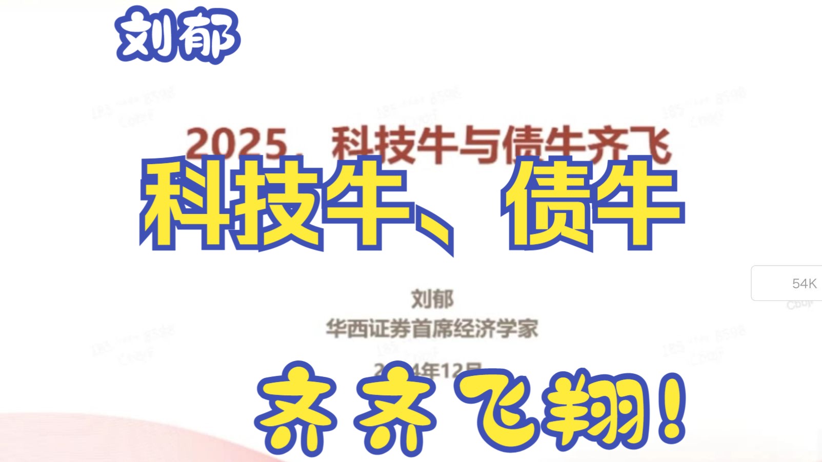 刘郁:2025,科技牛与债牛齐飞(字幕纯享版)哔哩哔哩bilibili