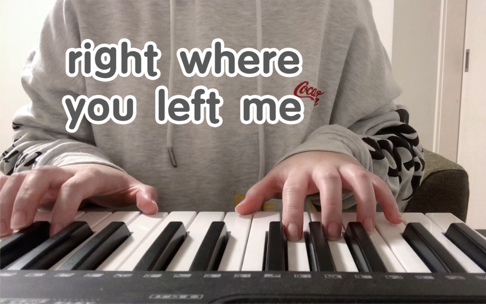 [图]right where you left me - evermore 翻唱