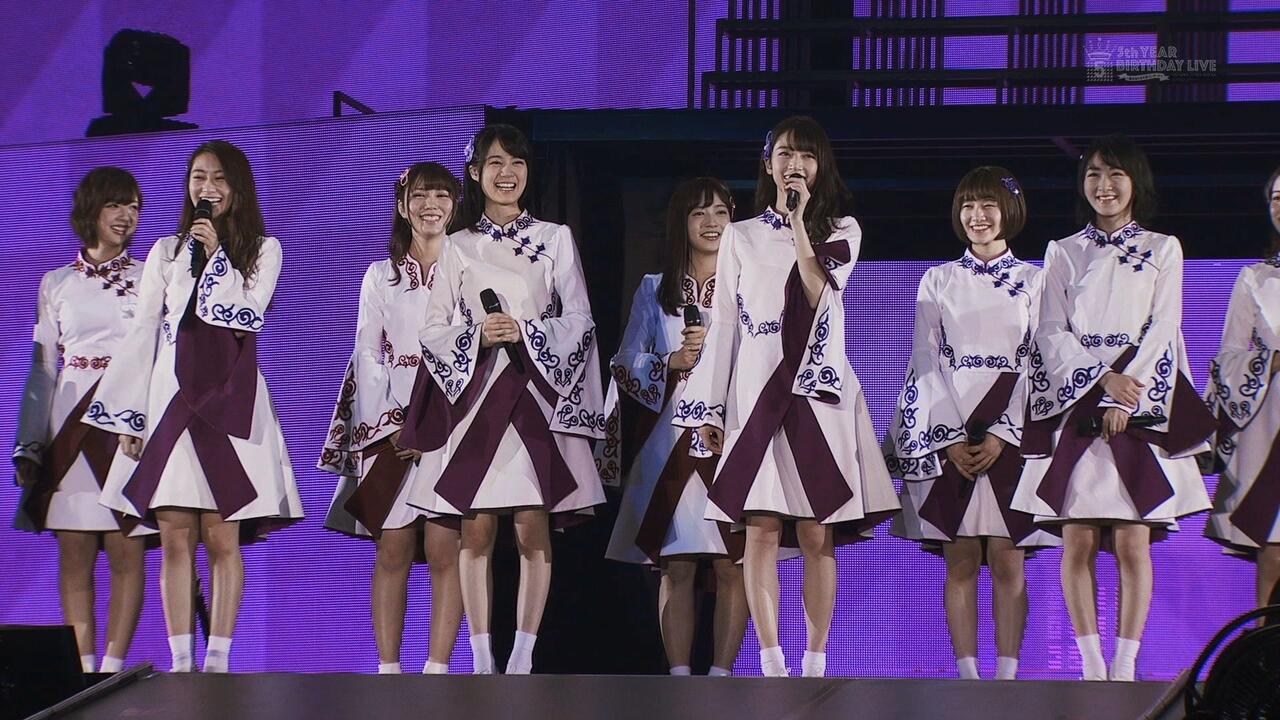 乃木坂46-5th YEAR BIRTHDAY LIVE 开场桥本奈奈未毕业单服装连唱_哔哩