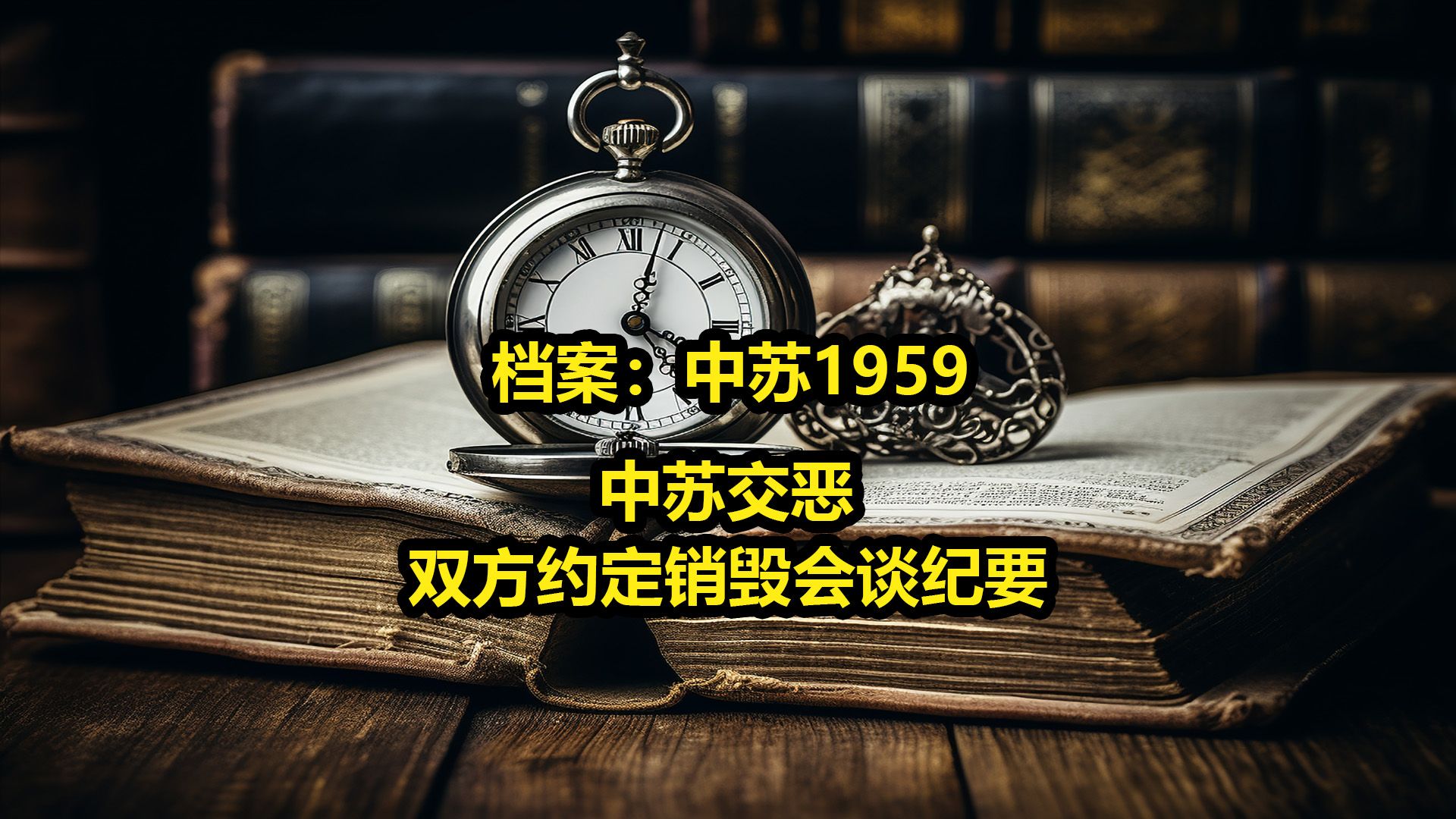 档案:中苏交恶,一场双方约定销毁会谈纪要的会议哔哩哔哩bilibili