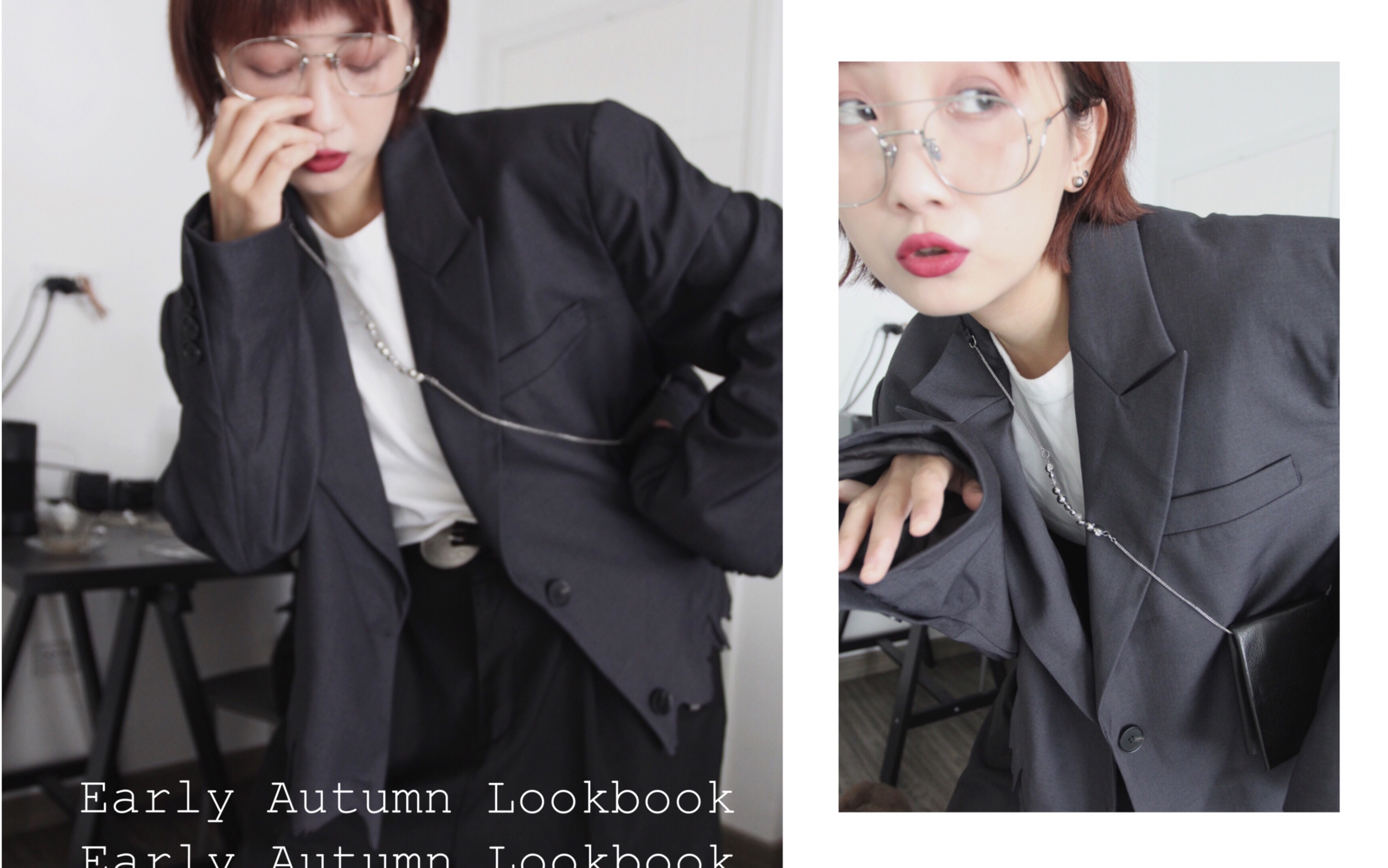 Autumn lookbook早秋▶︎小众设计师平价淘宝店铺分享/超设计感西装控哔哩哔哩bilibili