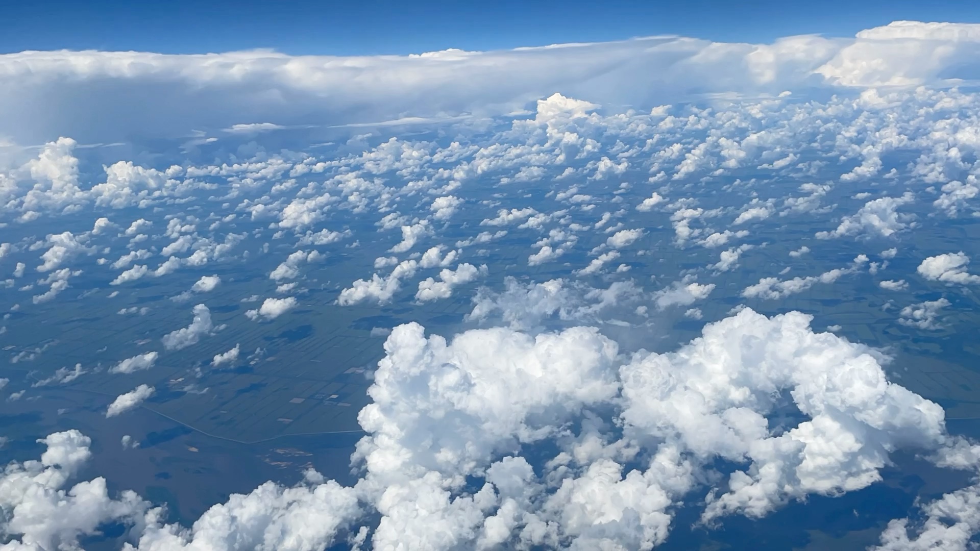 天空中向下看建三江大农场