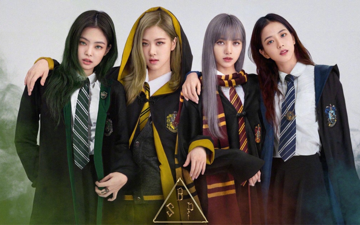 blackpinkinourareajisoorosé和lisa在环球影城的一天