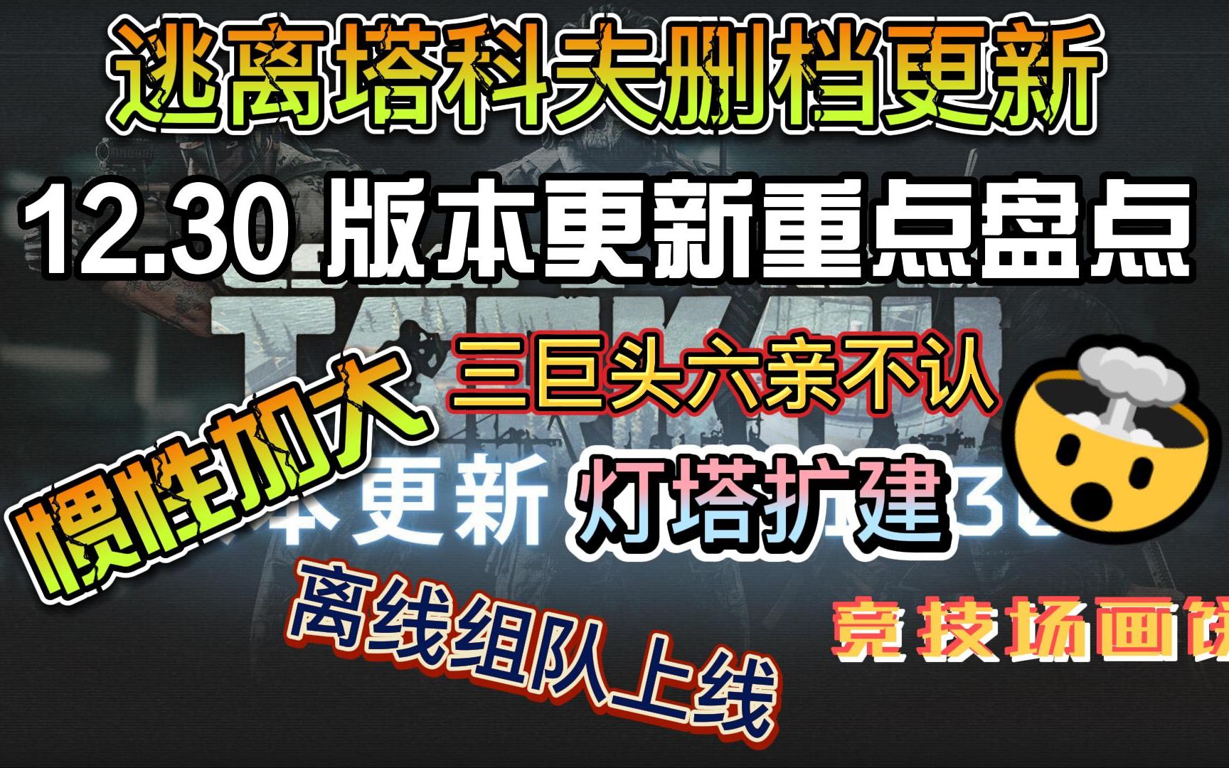 [图]《逃离塔科夫》12.30版本更新要点