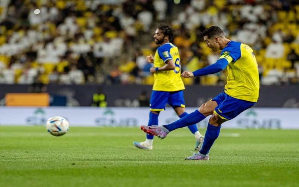 c罗任意球世界波 无私让点 利雅得胜利2-1艾卜哈