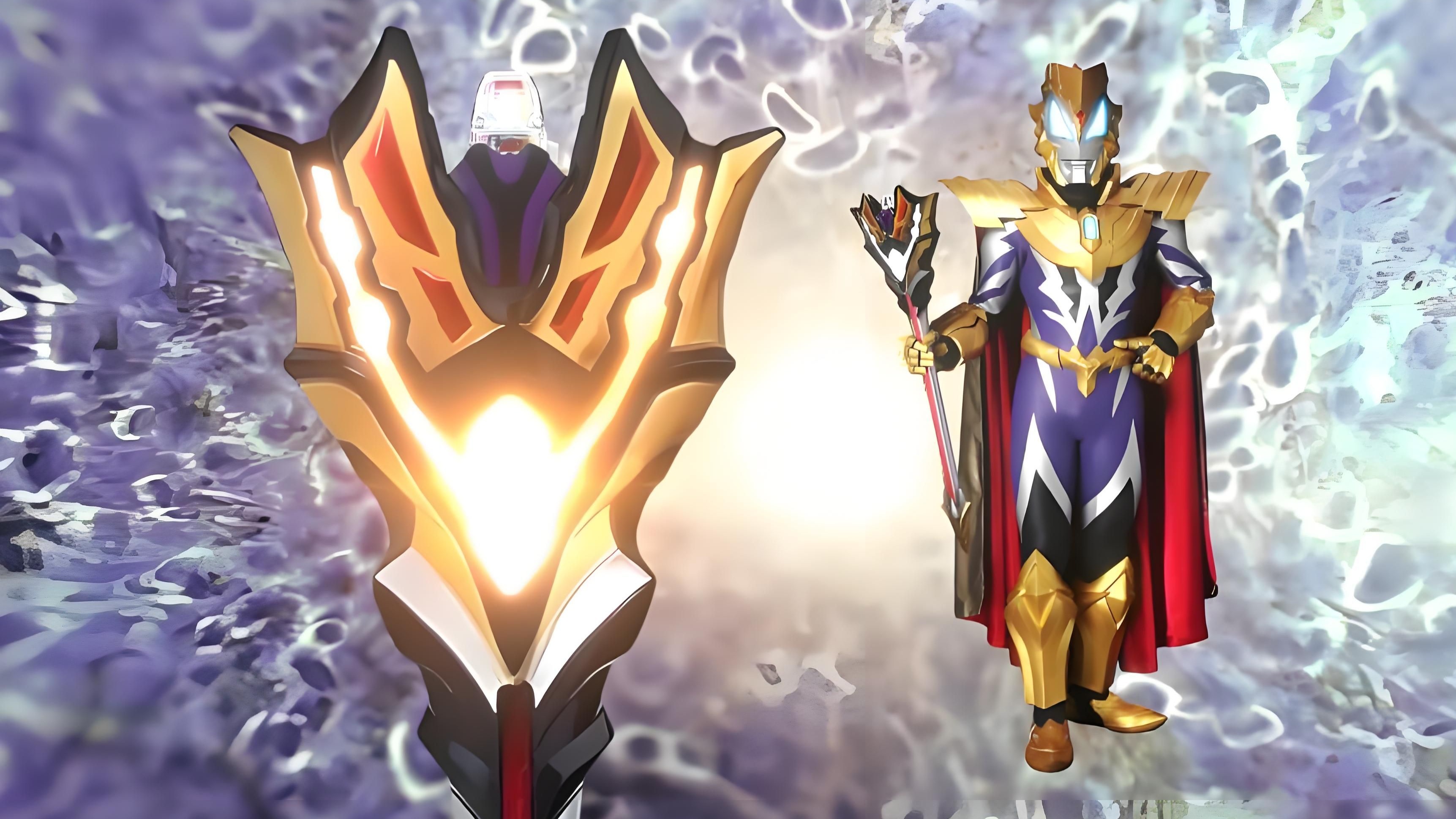 操控王者圣剑释放捷德奥特曼尊皇形态三种技能