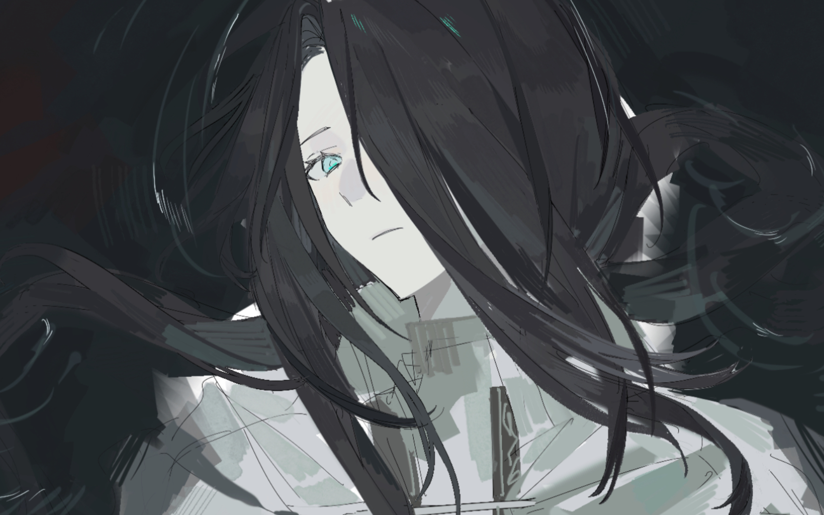 【血源诅咒/绘画过程】月亮