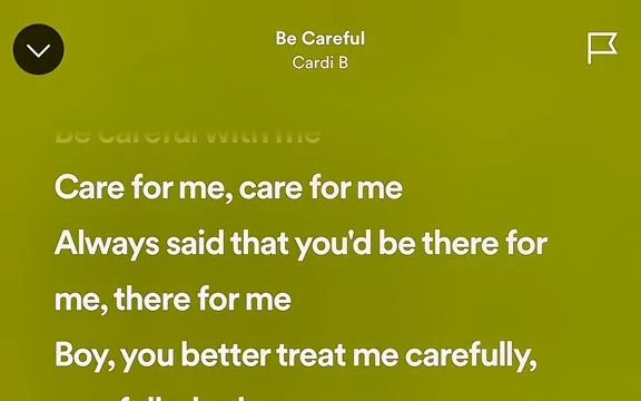 [图]be careful - cardi b