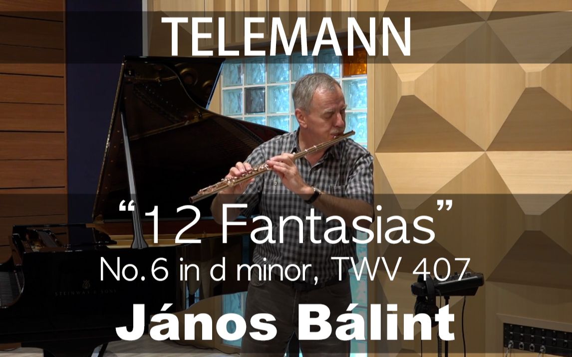 [图]G.P.Telemann___12 Fantasias - No.6 (János Bálint)