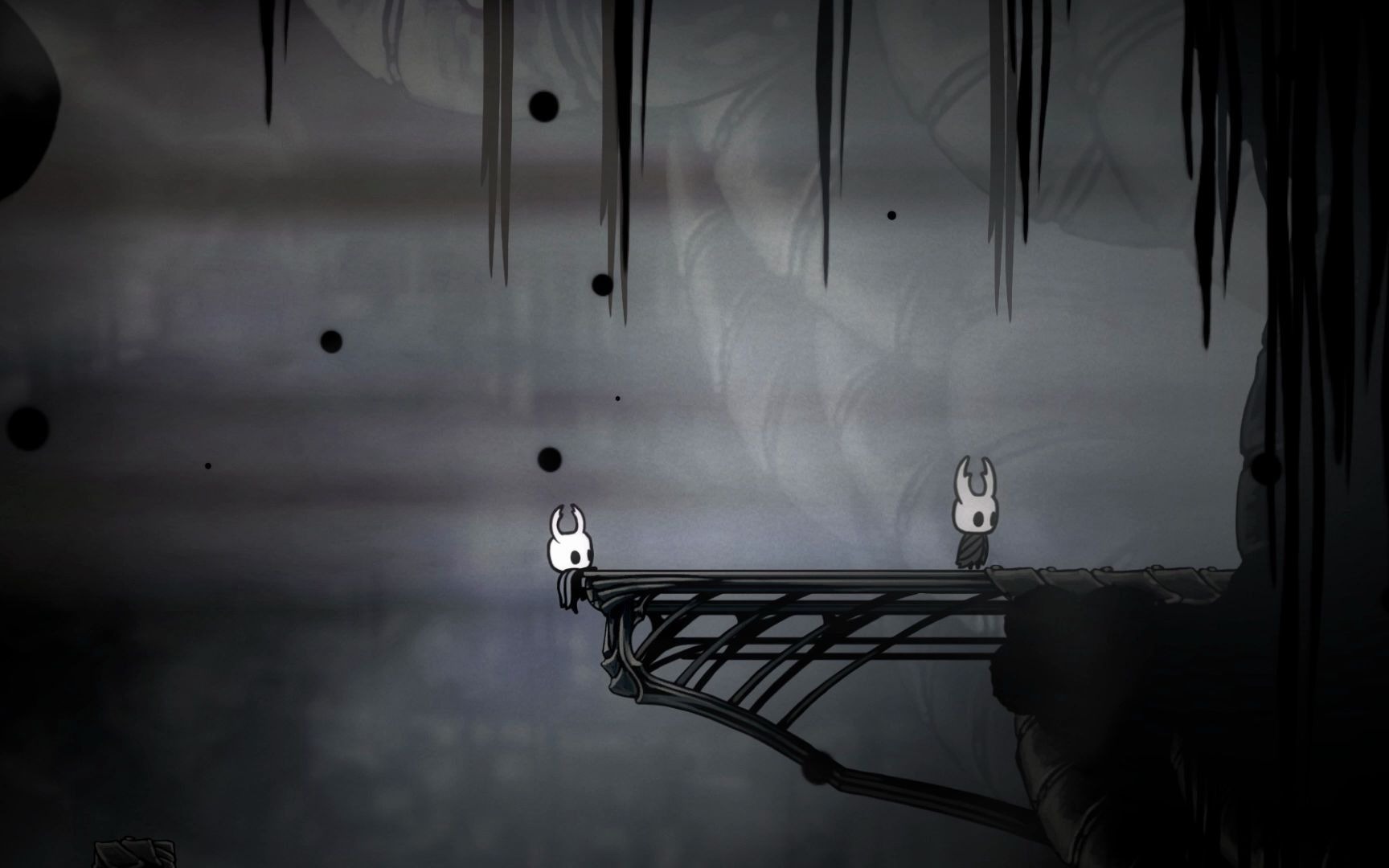 空洞骑士小前辈早年爬出深渊的珍贵录像