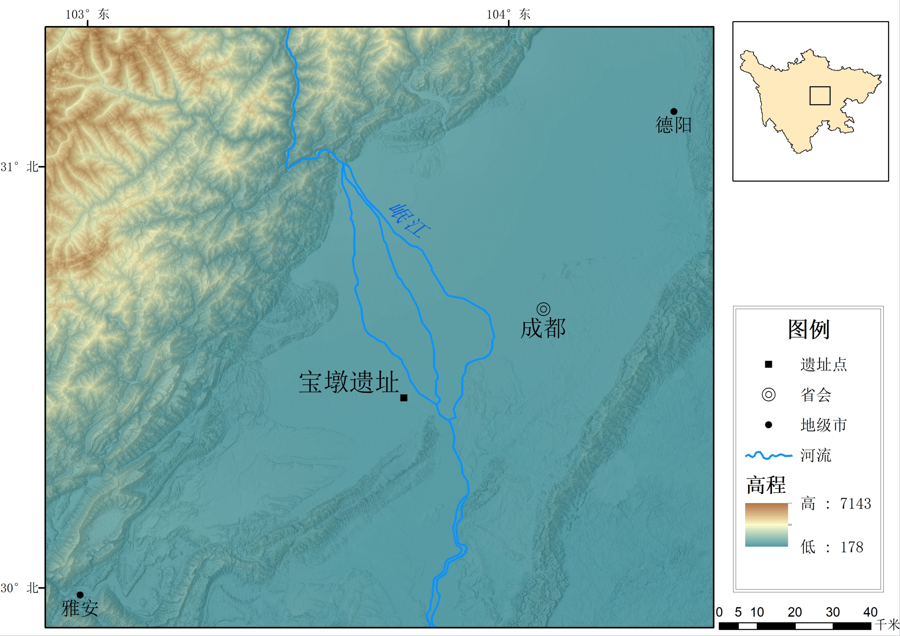 利用ArcGIS软件绘制考古遗址位置图哔哩哔哩bilibili